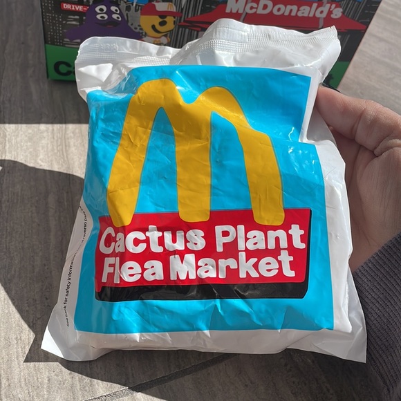 Cactus Plant Flea Market McDonalds Adult Happy Meal Box & Mystery Toy! Surprise! - Picture 3 of 13